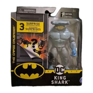 DC Batman King Shark Action Figure The Caped Crusader 3 Accessories New
